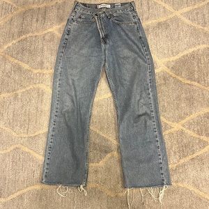 Levi’s cross button jeans